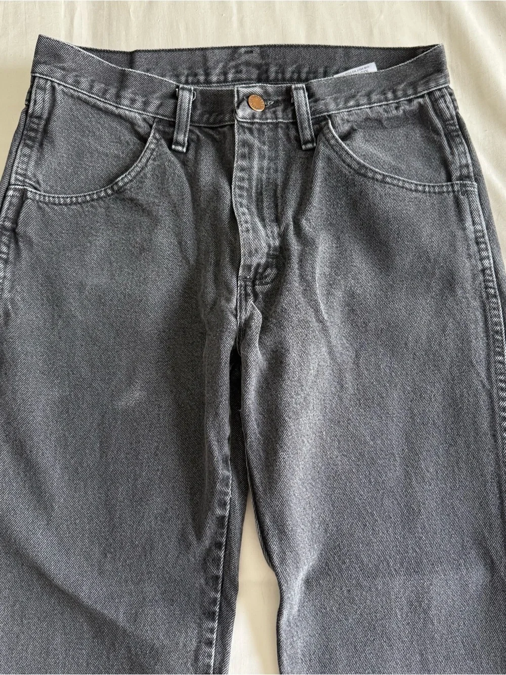 Vintage Rustler Black Straight Leg Denim Jeans